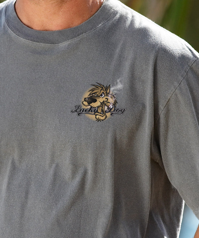 Lucky Diggity Dog - Crater Dyed® Short Sleeve Crewneck T-Shirt