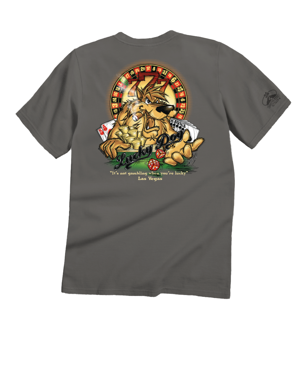 Lucky Diggity Dog - Crater Dyed® Short Sleeve Crewneck T-Shirt