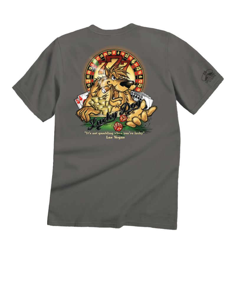 Lucky Diggity Dog - Crater Dyed® Short Sleeve Crewneck T-Shirt