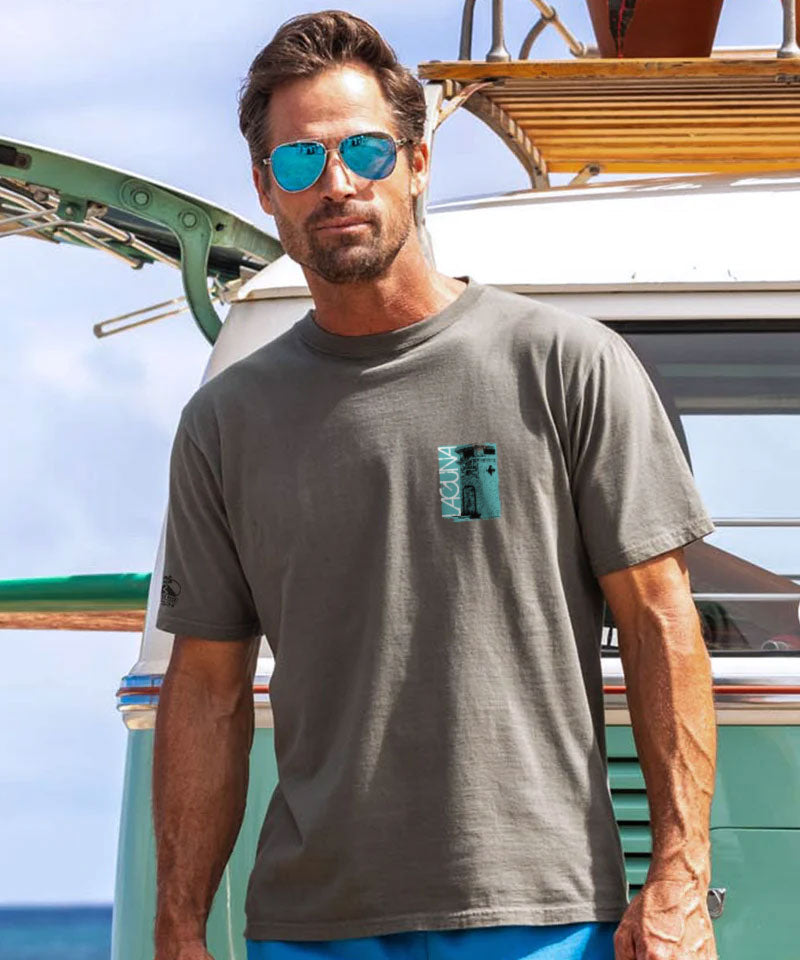 Laguna Beach Collage - Crater Dyed® Short Sleeve Crewneck T-Shirt