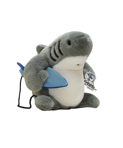 Small Sharka™ Grey Plush Toy From Artist Desmond Dano
