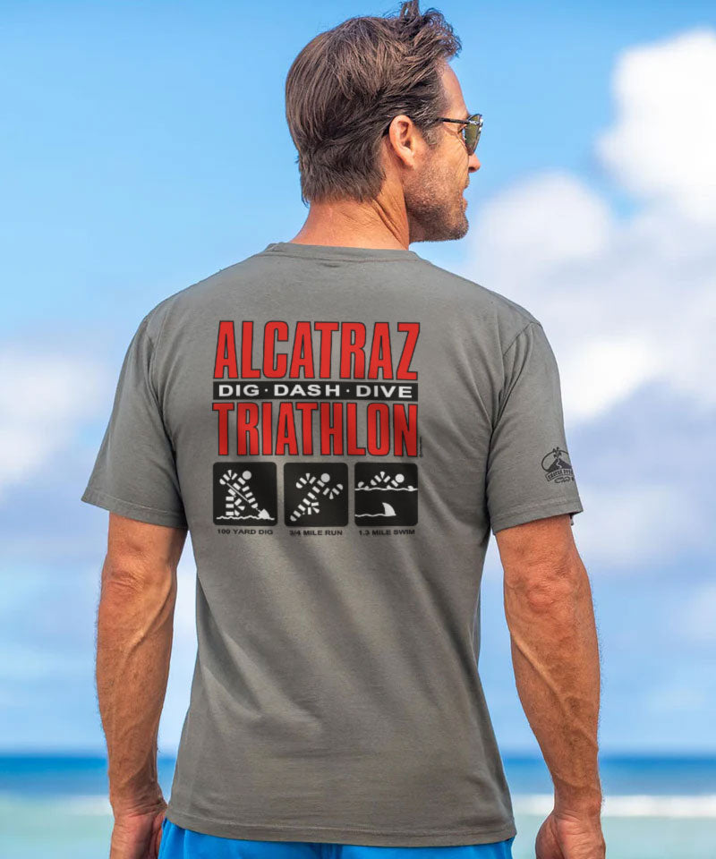 Alcatraz Triathlon - Crater Dyed® Short Sleeve Crewneck T-Shirt