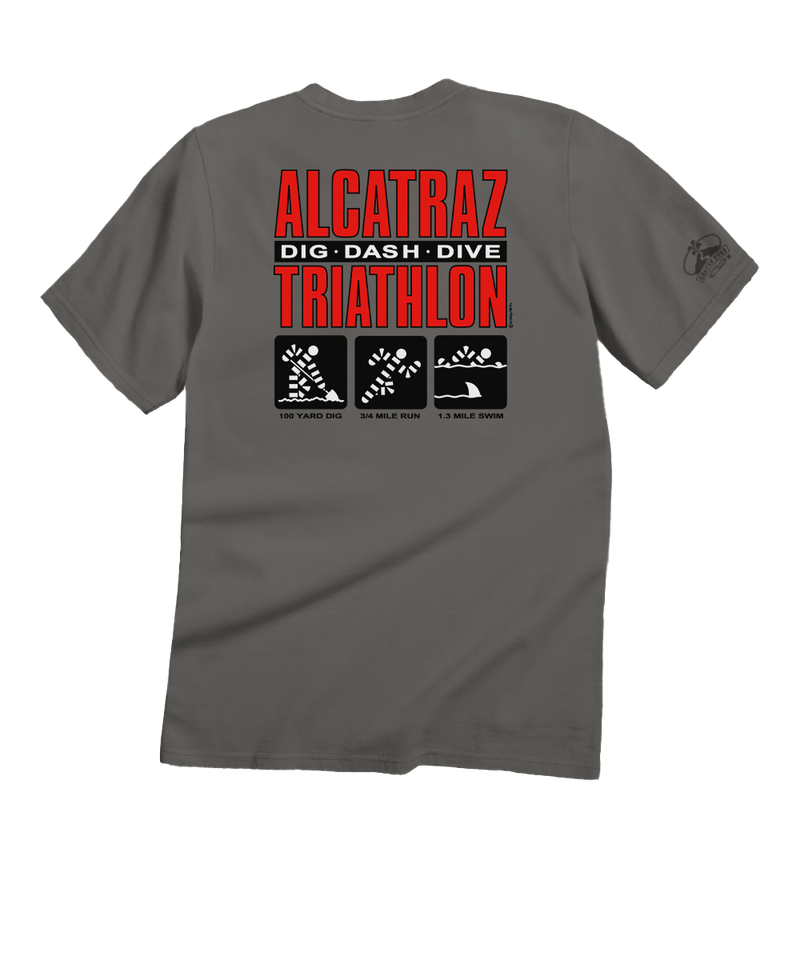 Alcatraz Triathlon - Crater Dyed® Short Sleeve Crewneck T-Shirt