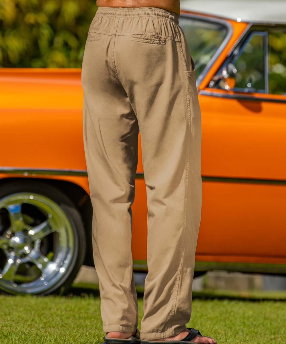 Kona Coffee Dyed Twill Pants