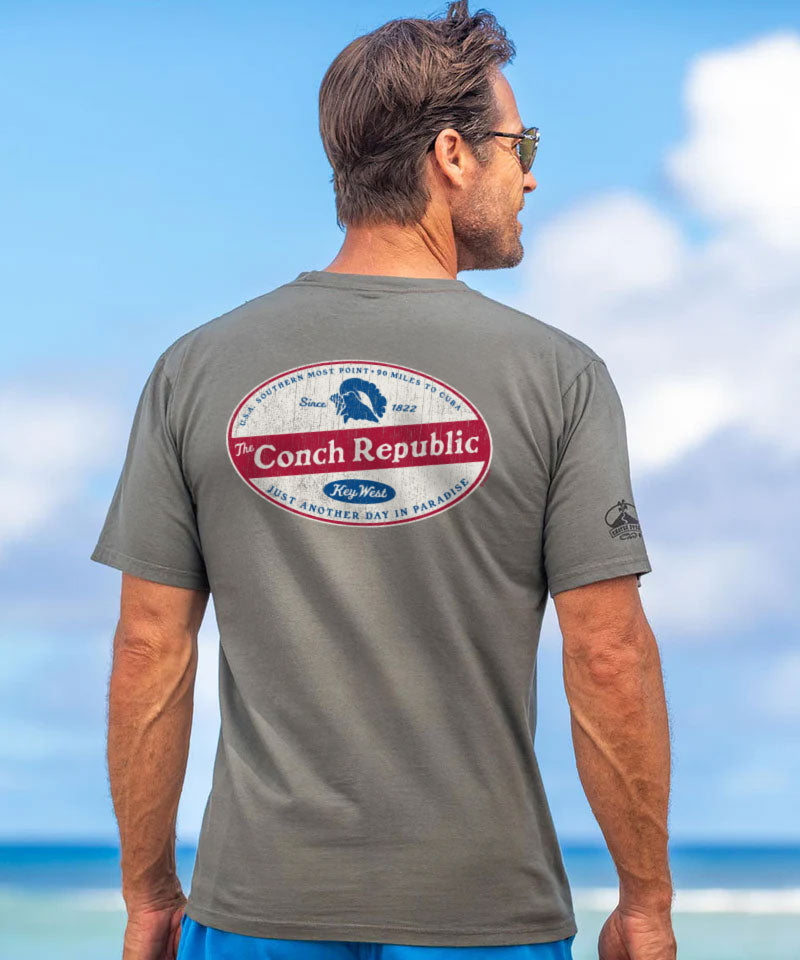 The Conch Republic - Crater Dyed® Short Sleeve Crewneck T-Shirt