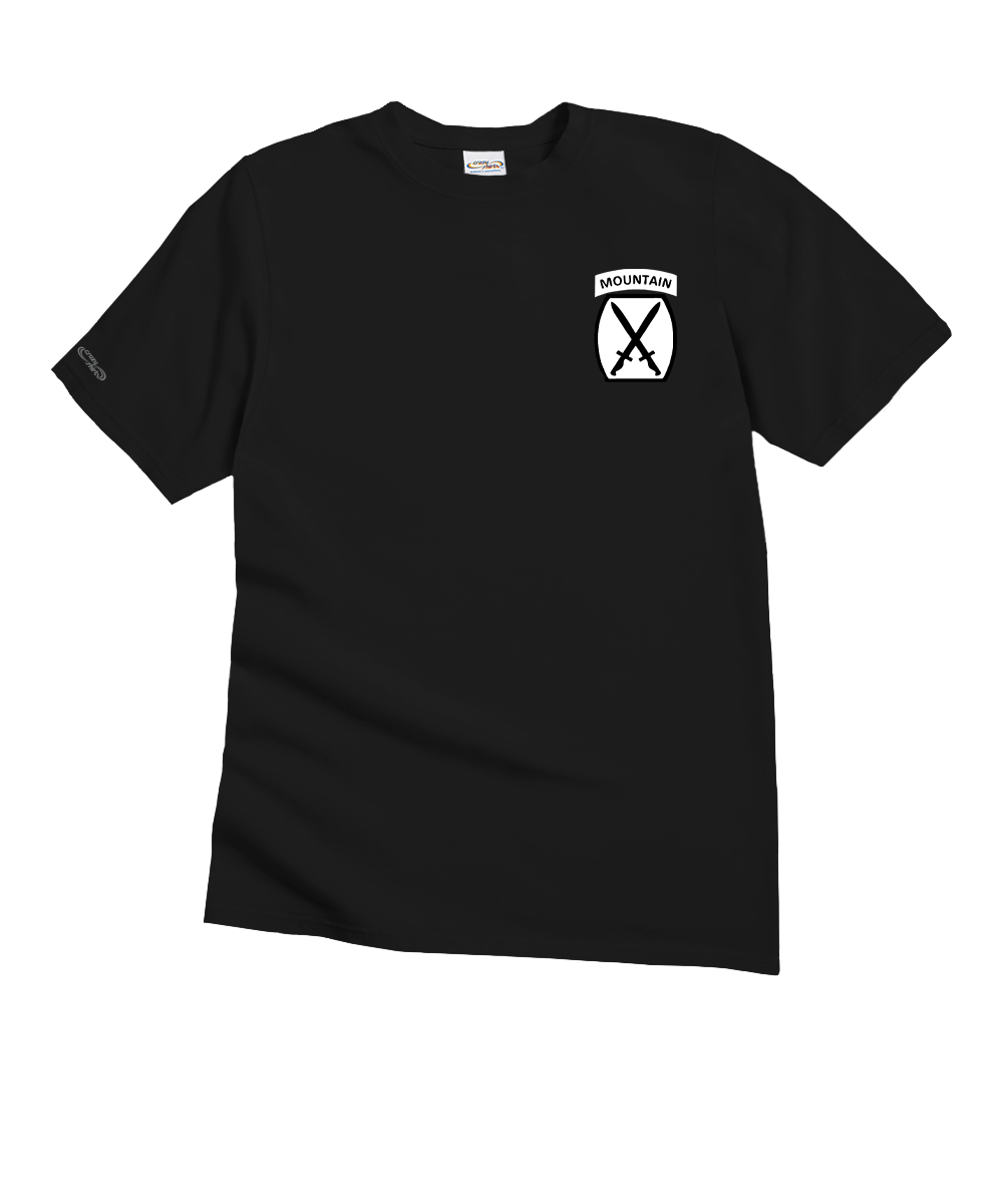 Ski Trooper - Black Short Sleeve Crewneck T-Shirt
