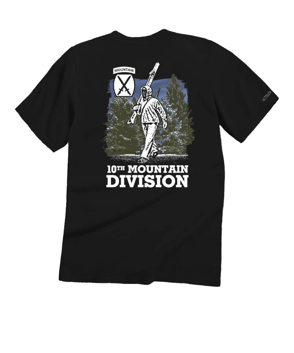 Ski Trooper - Black Short Sleeve Crewneck T-Shirt