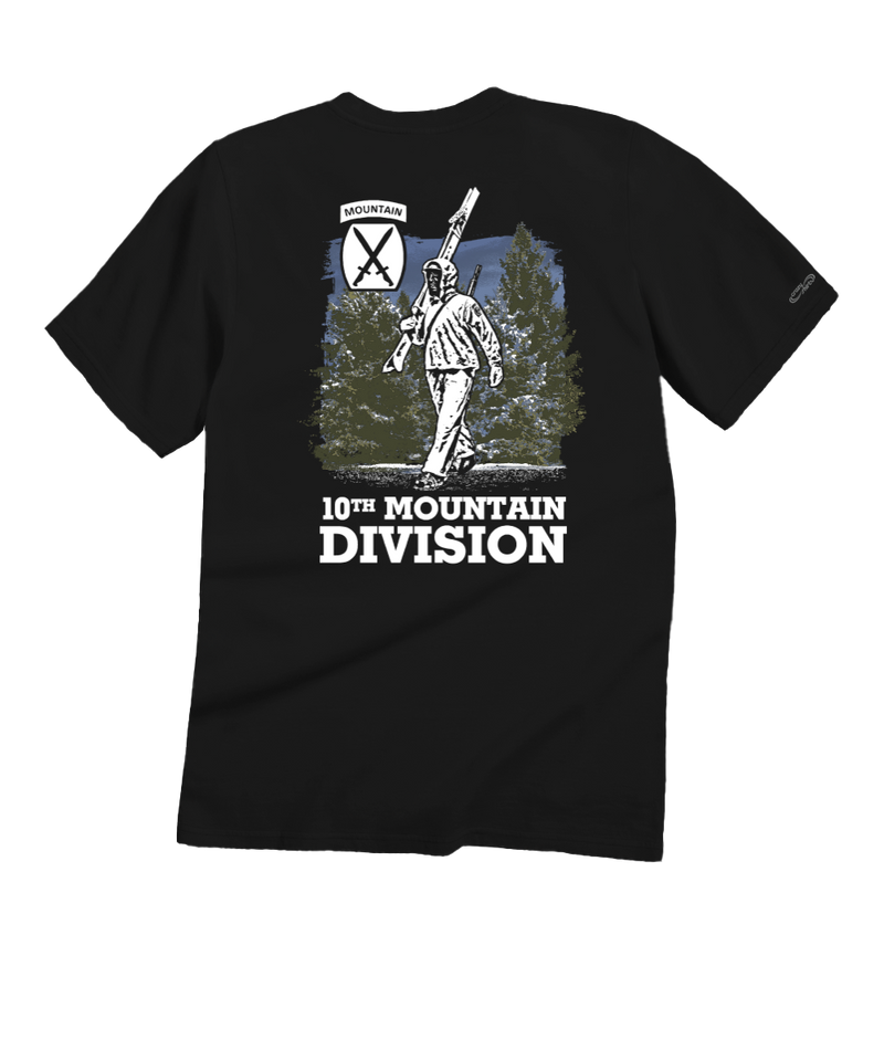 Ski Trooper - Black Short Sleeve Crewneck T-Shirt