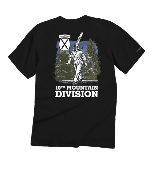Ski Trooper - Black Short Sleeve Crewneck T-Shirt