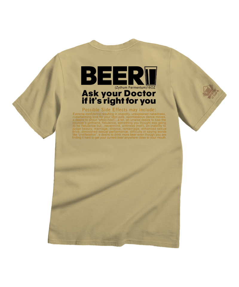 Beer RX - Beer Dyed Short Sleeve Crewneck T-Shirt