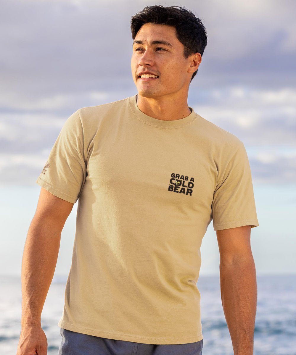Cold Bear - Beer Dyed Short Sleeve Crewneck T-Shirt