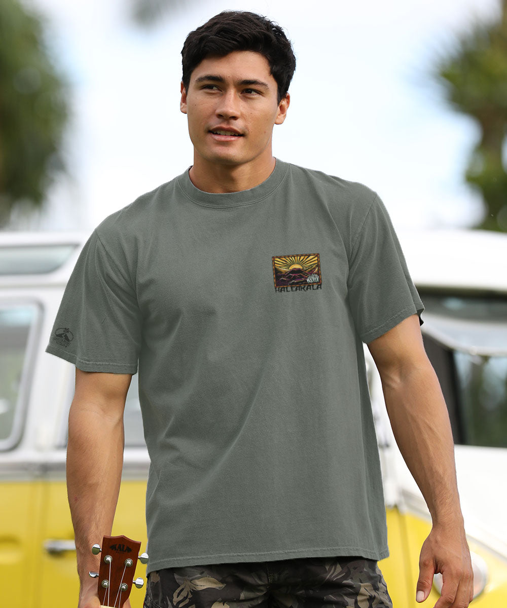 Haleakala Rising Sun - Crater Dyed® Short Sleeve Crewneck T-Shirt