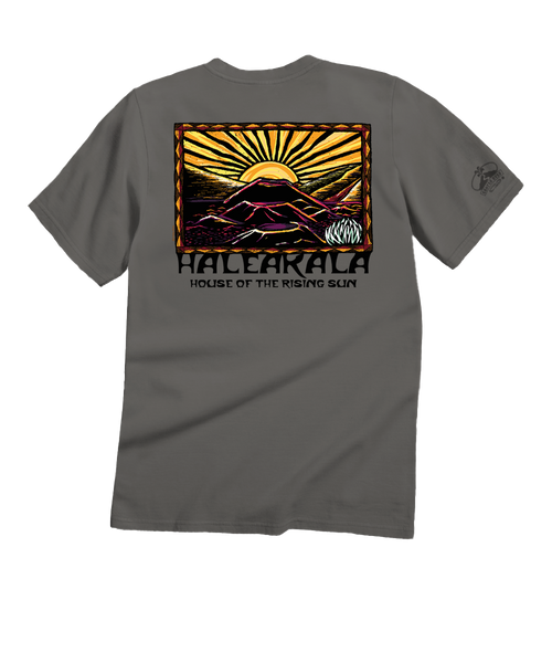 Haleakala Rising Sun - Crater Dyed¬Æ Short Sleeve Crewneck T-Shirt