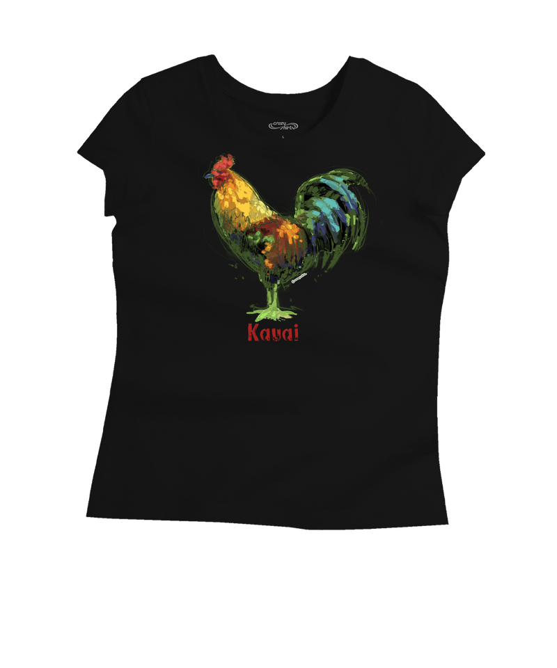 Chicken Scratch - Jet Black Short Sleeve Pima T-Shirt