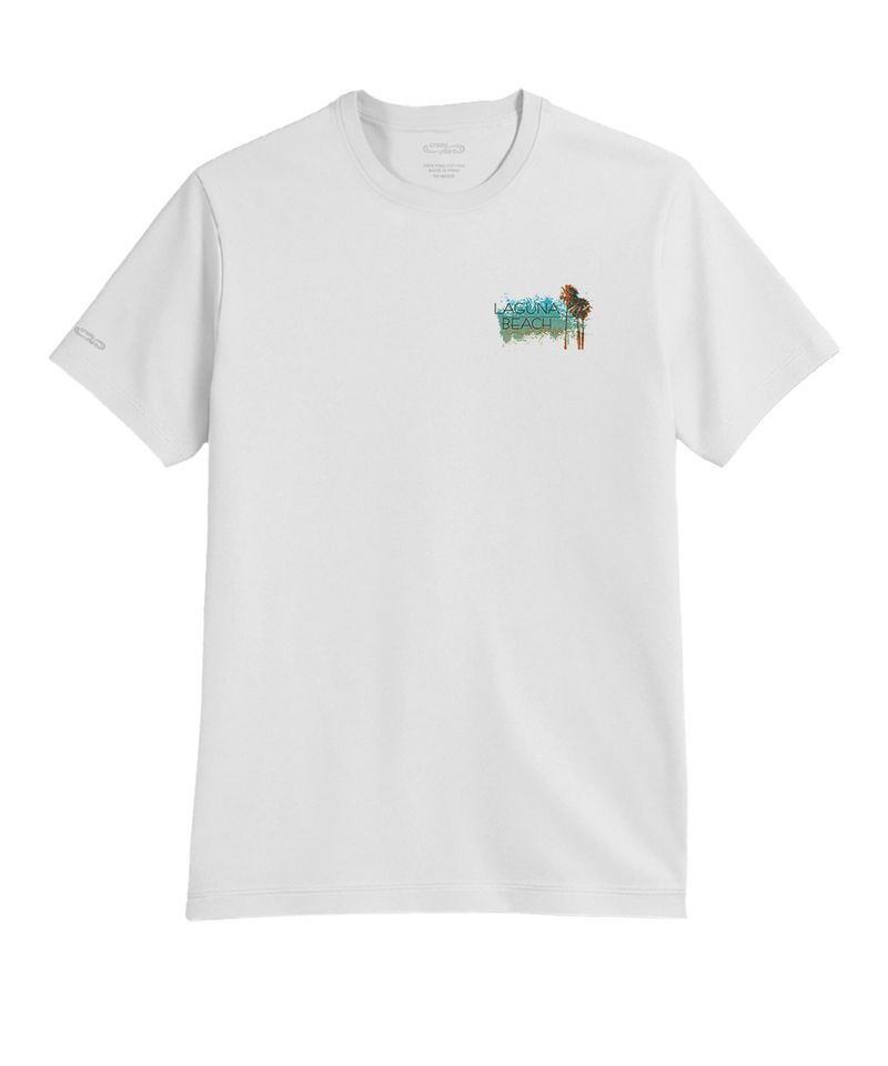 Shine On Laguna - White Short Sleeve Pima T-Shirt