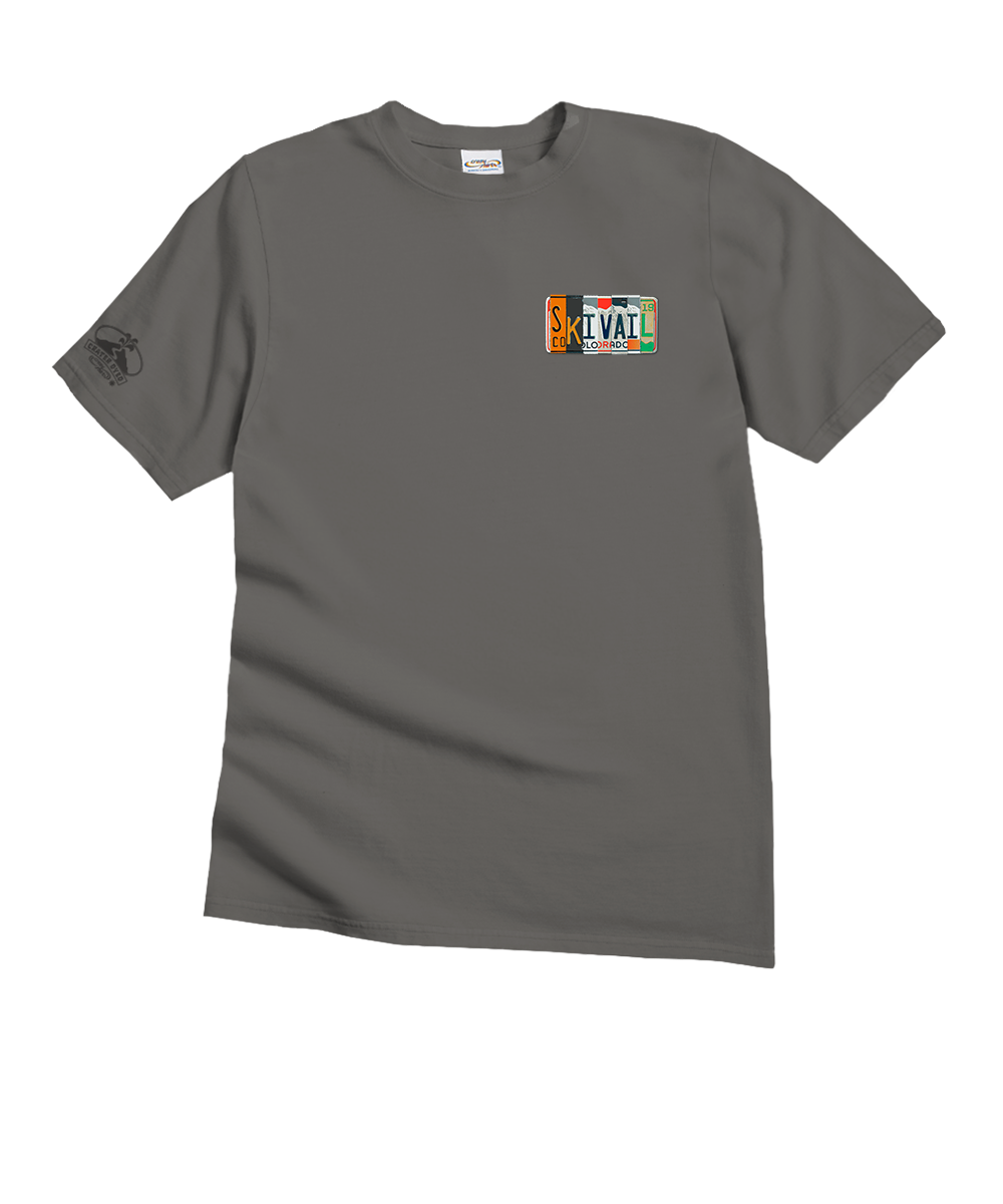 License To Ski - Crater Dyed® Short Sleeve Crewneck T-Shirt