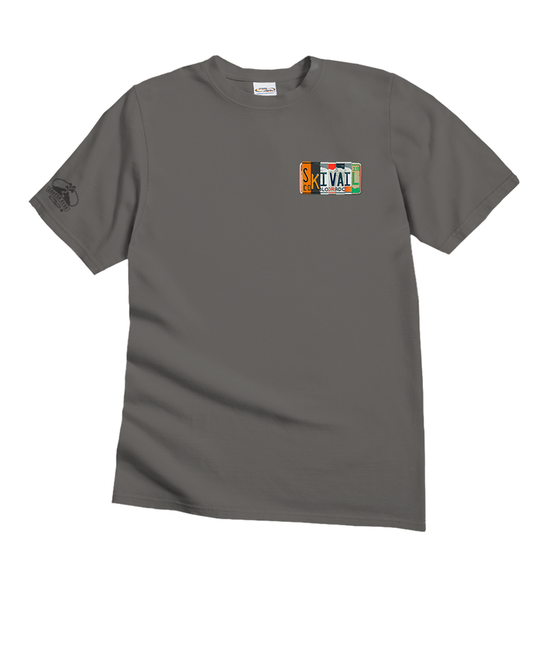 License To Ski - Crater Dyed® Short Sleeve Crewneck T-Shirt