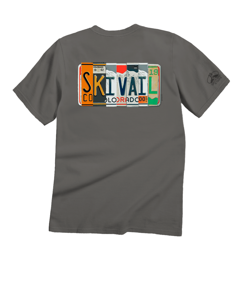 License To Ski - Crater Dyed® Short Sleeve Crewneck T-Shirt