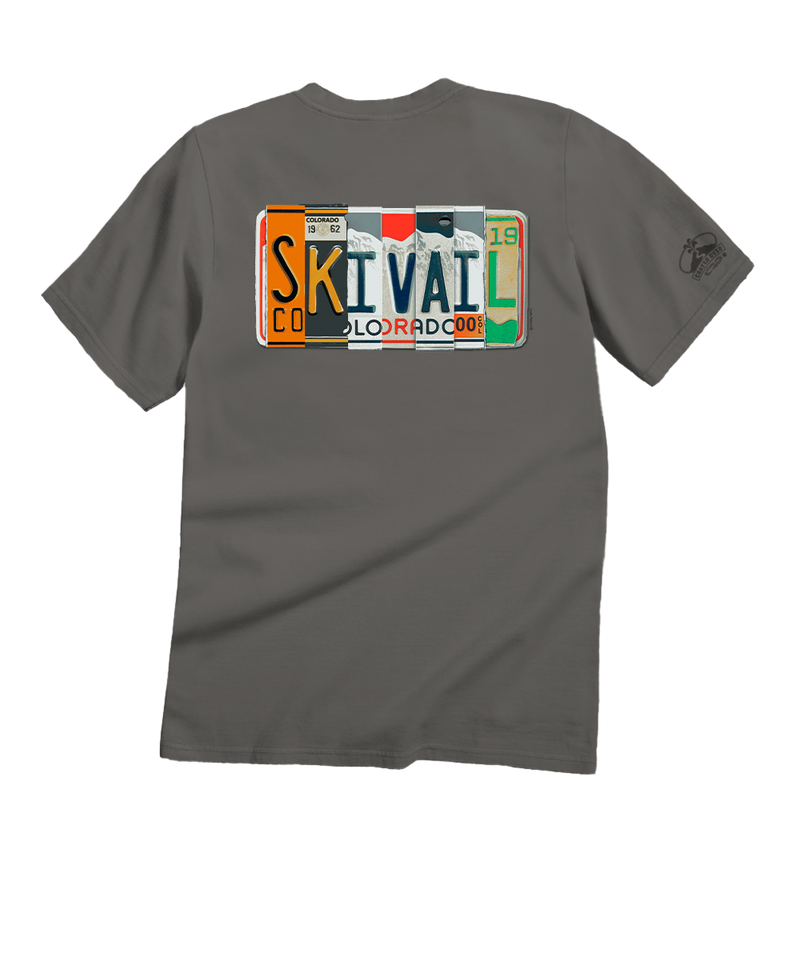 License To Ski - Crater Dyed® Short Sleeve Crewneck T-Shirt