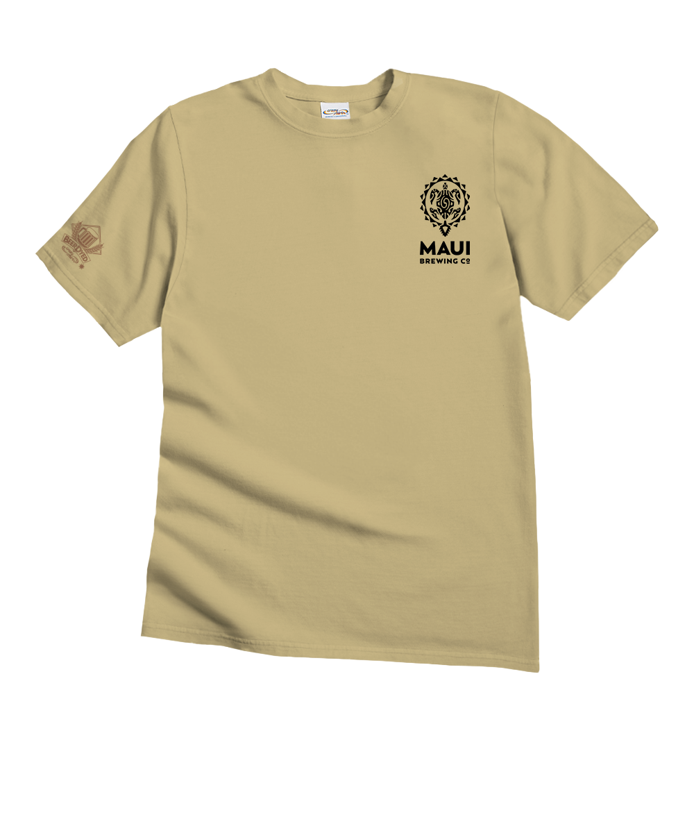 Maui Brewing Co New Bikini Blonde - Beer Dyed Short Sleeve Crewneck T-Shirt