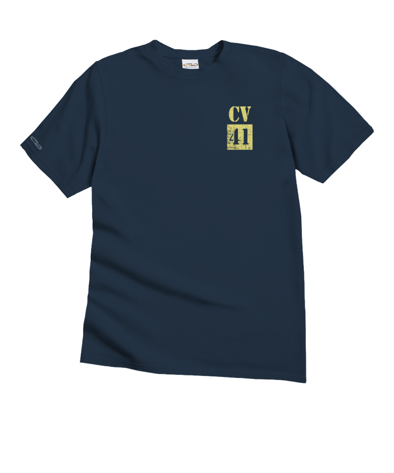 USS Midway - Navy Short Sleeve Crewneck T-Shirt
