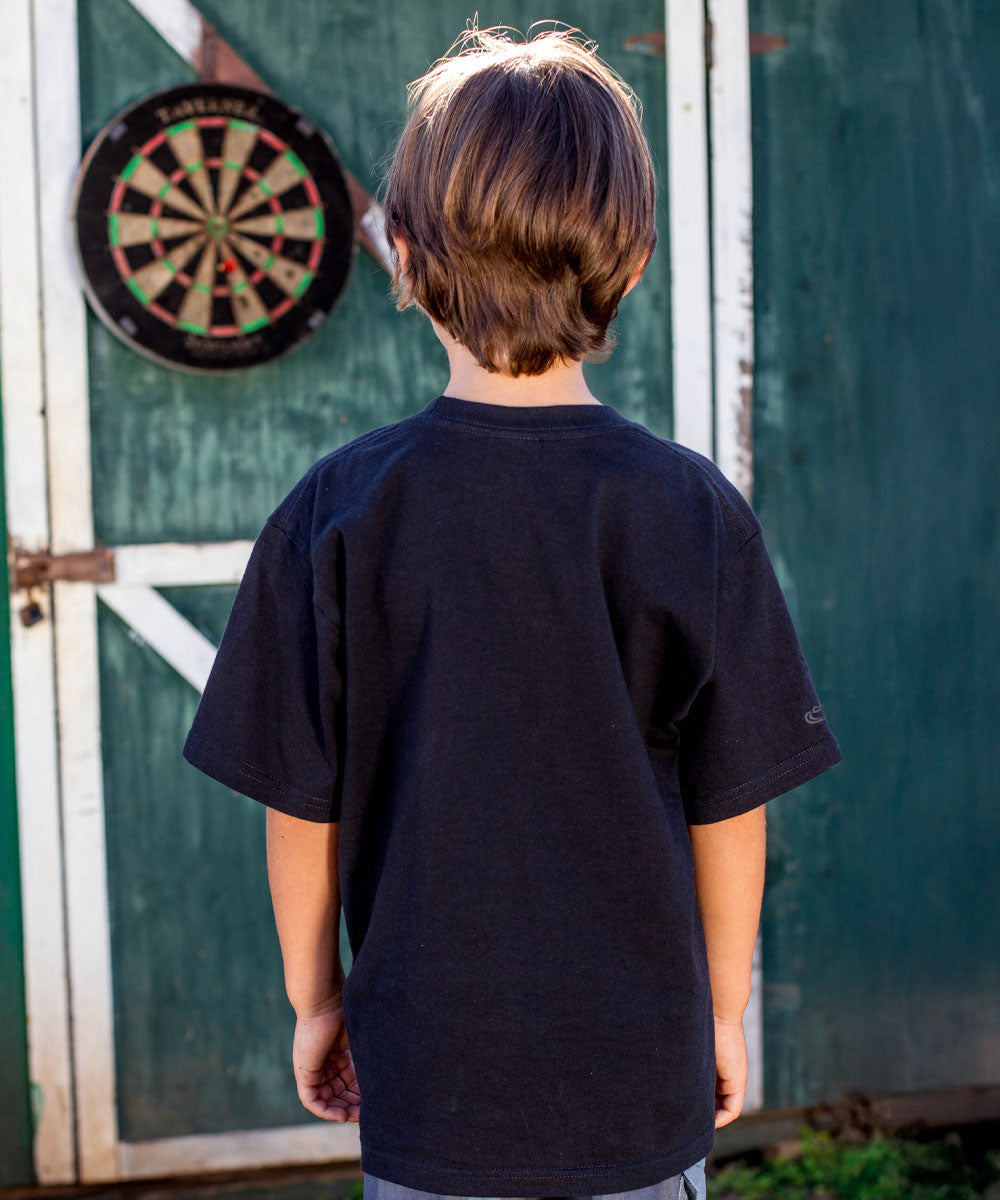 Forest Bear - Black Short Sleeve Crewneck T-Shirt