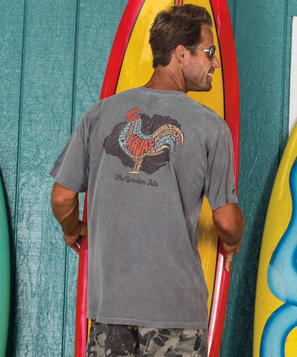 Garden Bird - Crater Dyed® Short Sleeve Crewneck T-Shirt