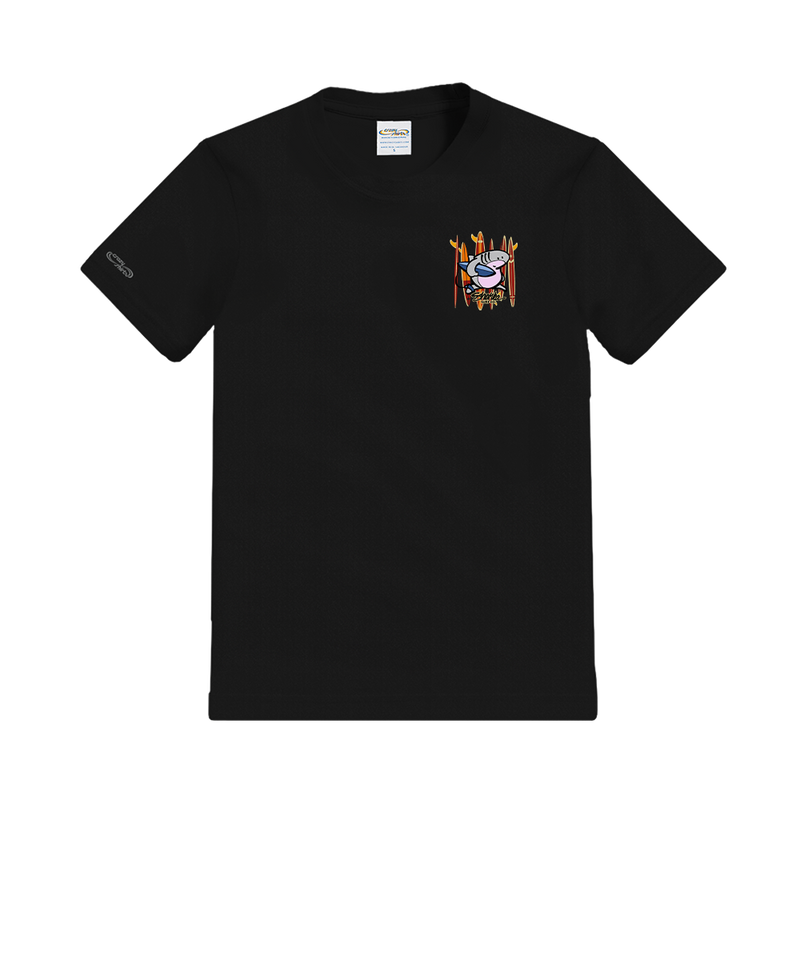 Sharka™ Surfboards - Black Short Sleeve Crewneck T-Shirt