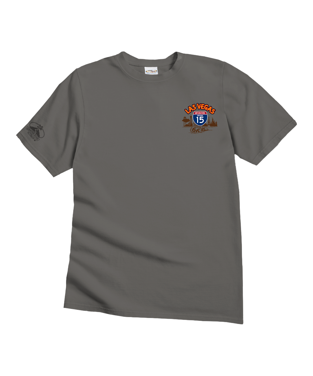 Las Vegas Signs - Crater Dyed® Short Sleeve Crewneck T-Shirt