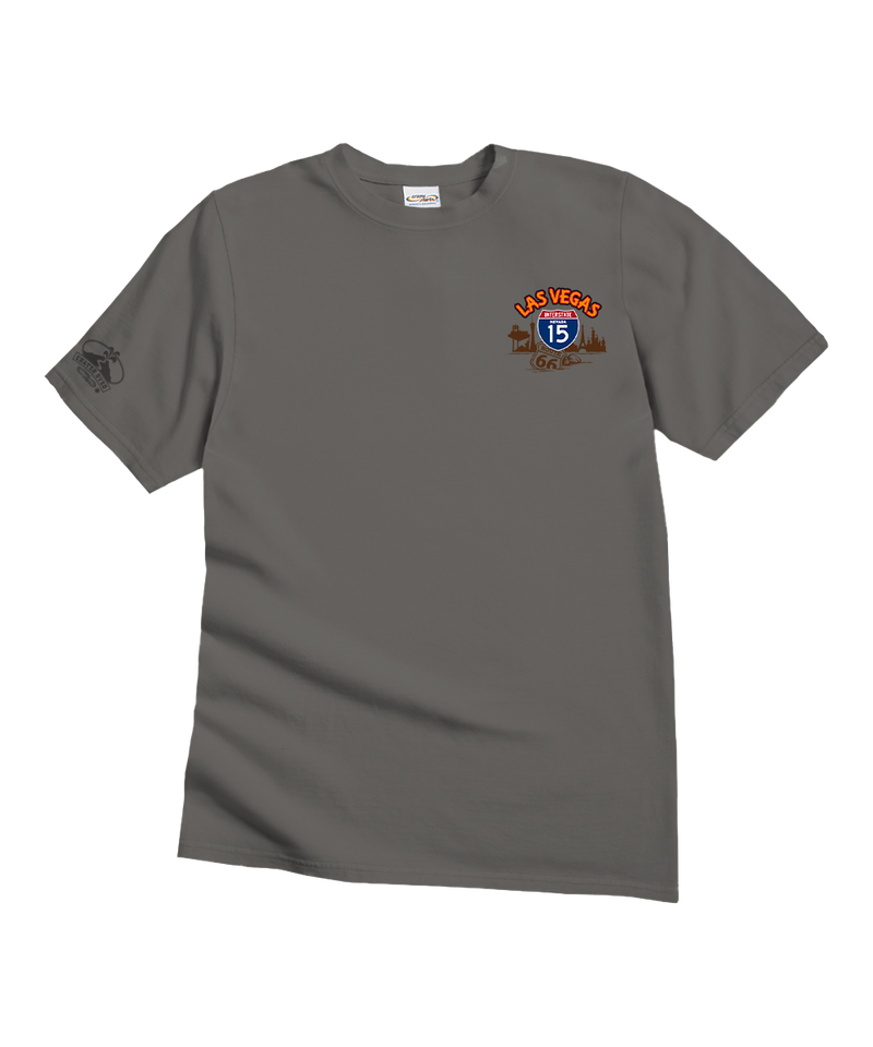 Las Vegas Signs - Crater Dyed® Short Sleeve Crewneck T-Shirt