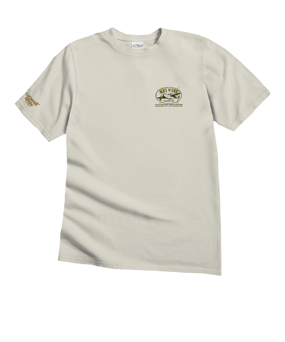 Key West Import Co. - Coconut Dyed Short Sleeve Crewneck T-Shirt