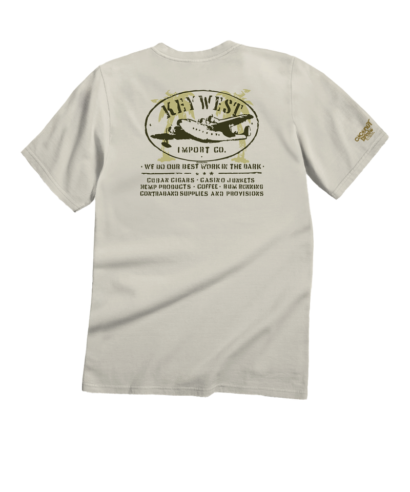 Key West Import Co. - Coconut Dyed Short Sleeve Crewneck T-Shirt