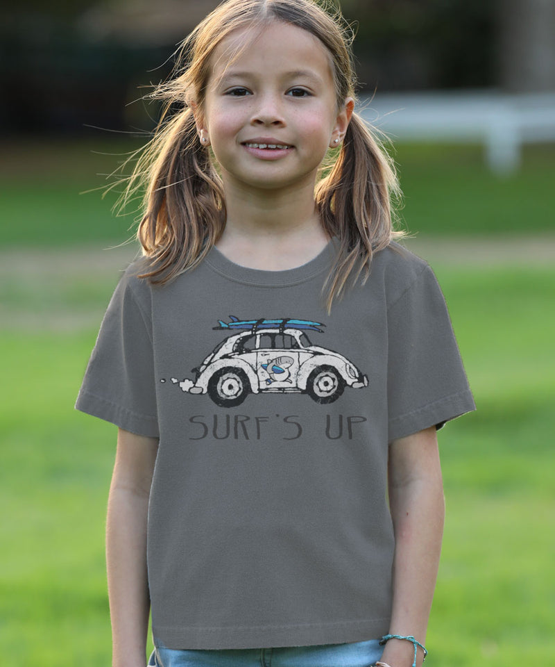 Volkswagen Surfs Up Sharka™ - Crater Dyed® Short Sleeve Crewneck T-Shirt - View 2