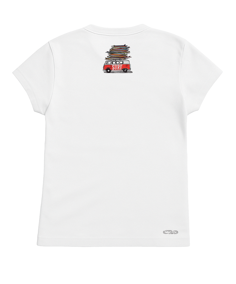 Volkswagen Surfmobile - White Short Sleeve Crewneck T-Shirt