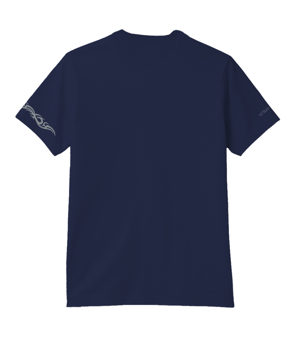 Kilauea Tattoo - Indigo Short Sleeve Pima T-Shirt