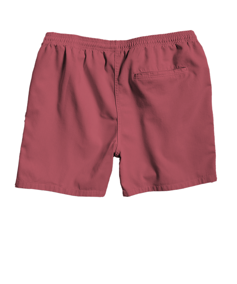 Paradise Red Dyed Crazyshorts® Twill Shorts
