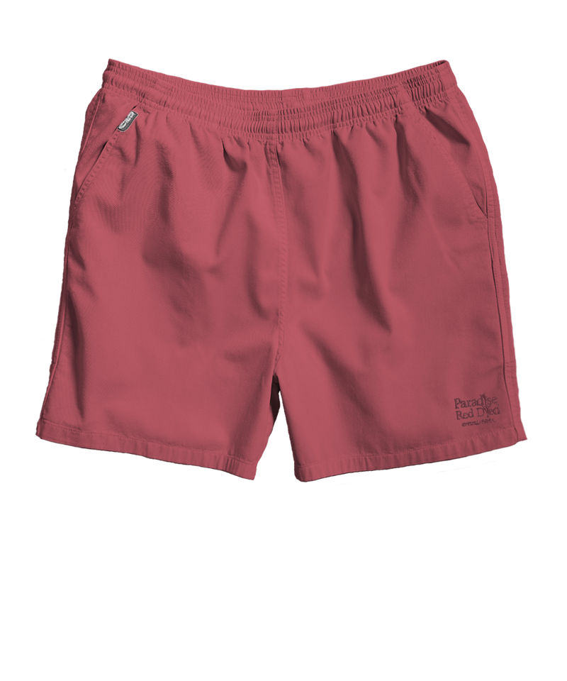 Paradise Red Dyed Crazyshorts® Twill Shorts
