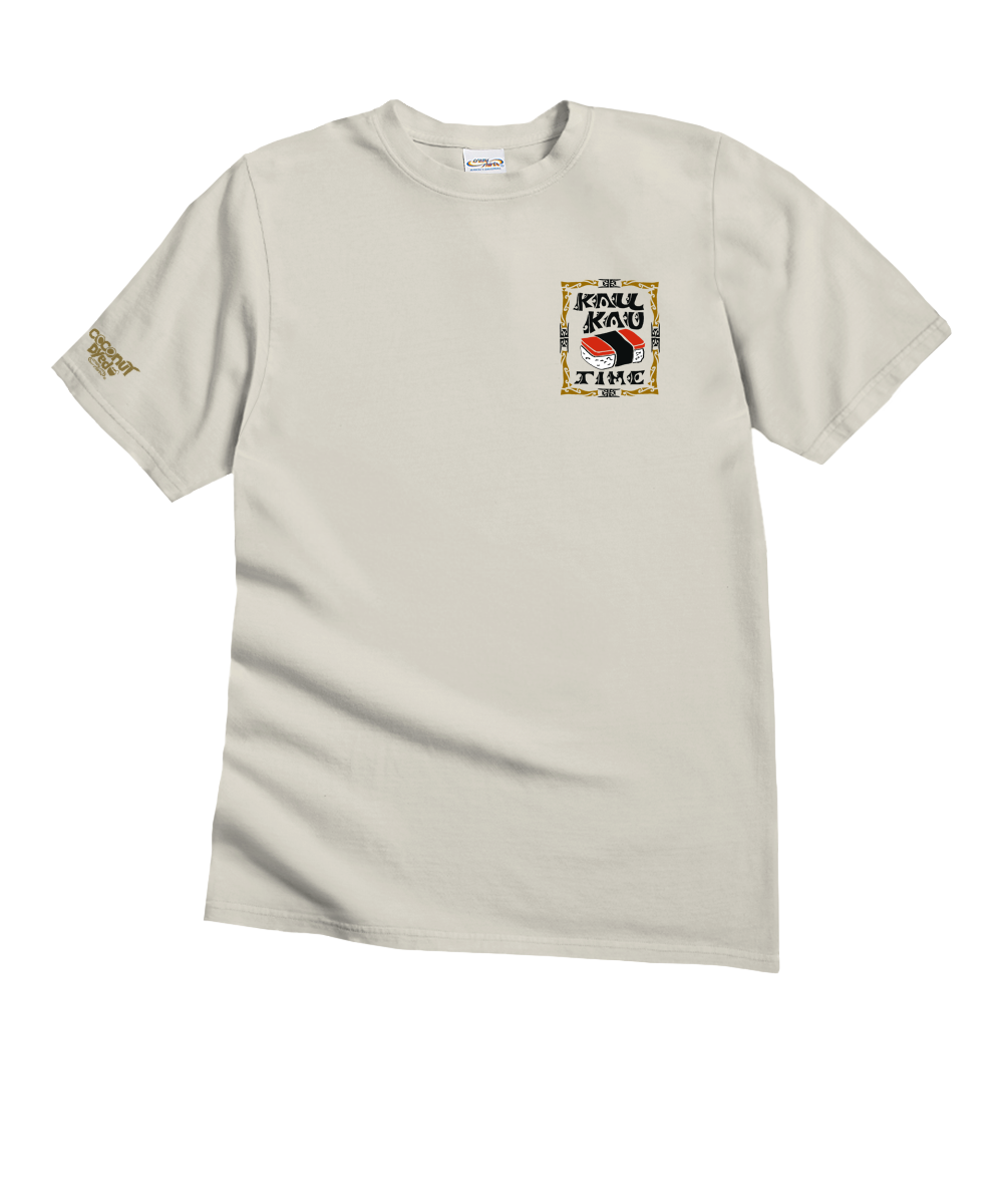 Kau Kau - Coconut Dyed Short Sleeve Crewneck T-Shirt