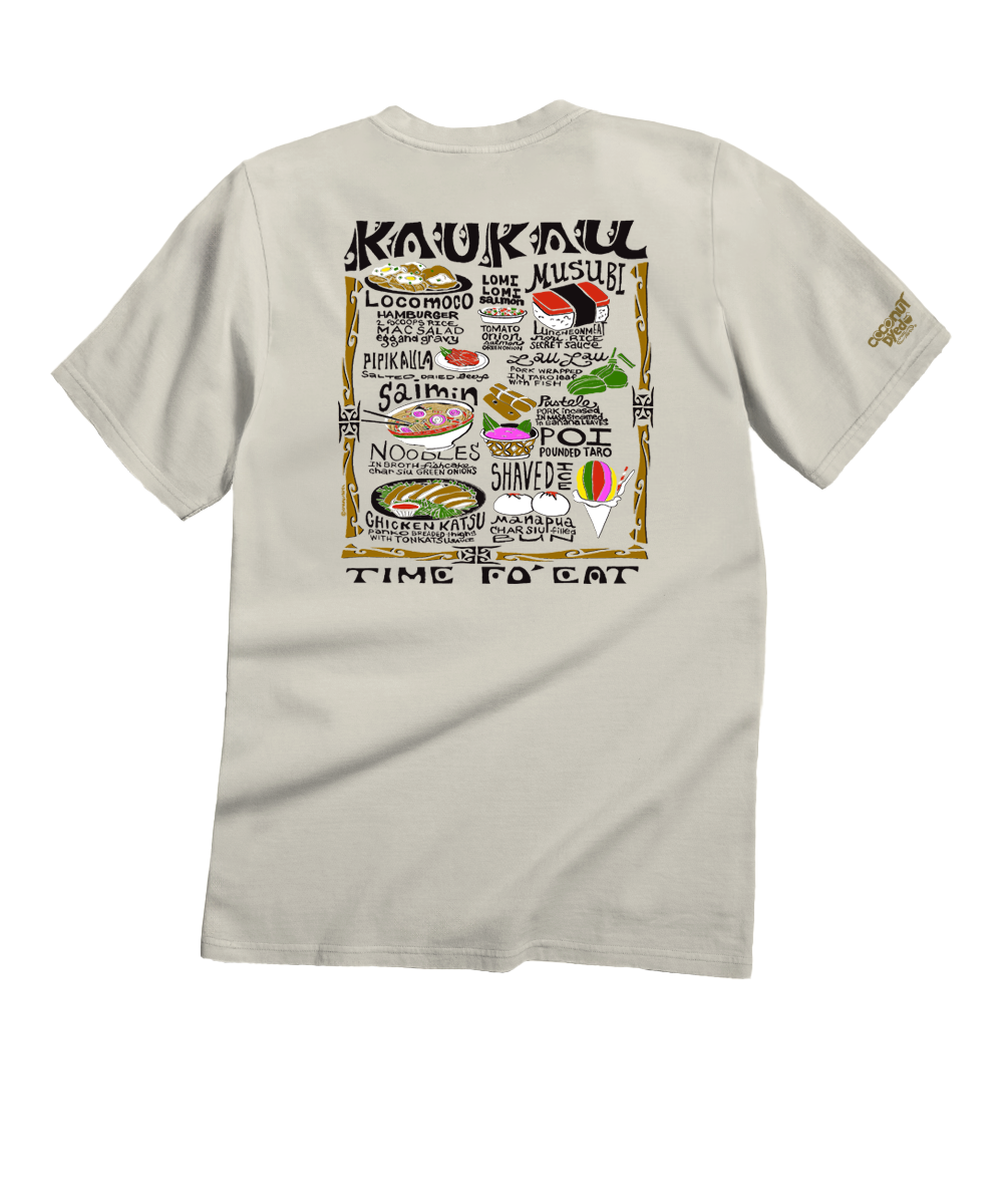Kau Kau - Coconut Dyed Short Sleeve Crewneck T-Shirt