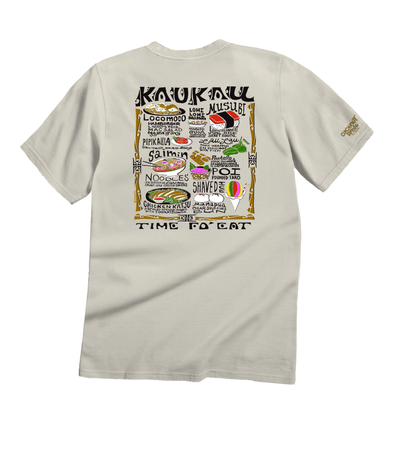Kau Kau - Coconut Dyed Short Sleeve Crewneck T-Shirt