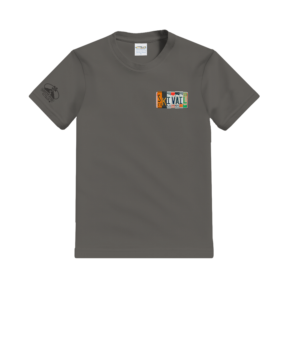 License To Ski - Crater Dyed® Short Sleeve Crewneck T-Shirt