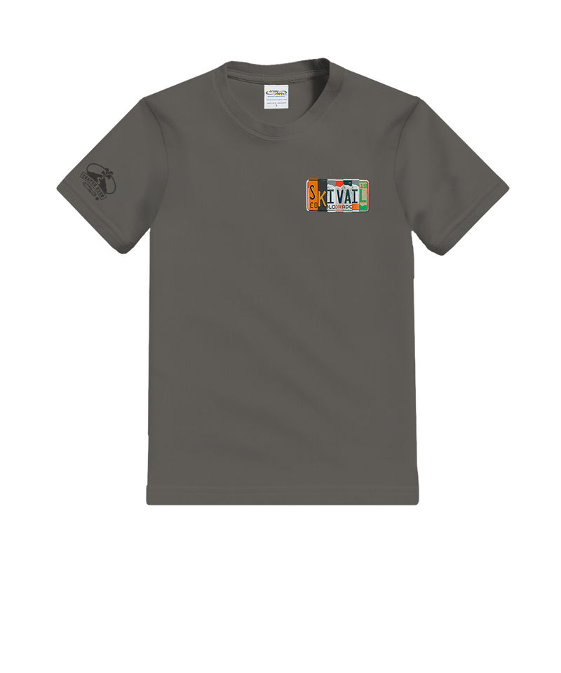 License To Ski - Crater Dyed® Short Sleeve Crewneck T-Shirt