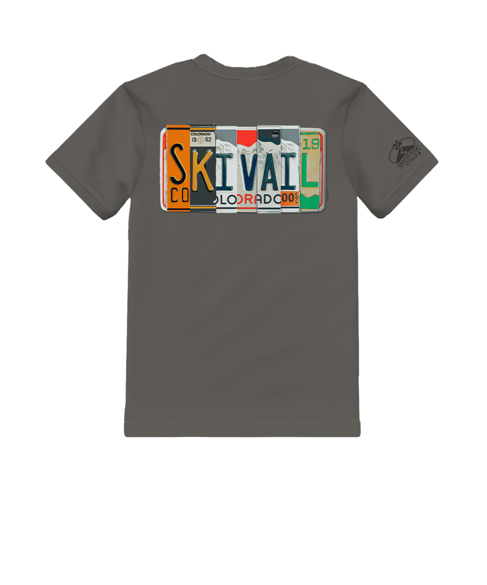 License To Ski - Crater Dyed® Short Sleeve Crewneck T-Shirt