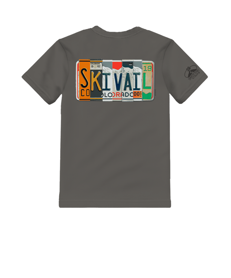 License To Ski - Crater Dyed® Short Sleeve Crewneck T-Shirt