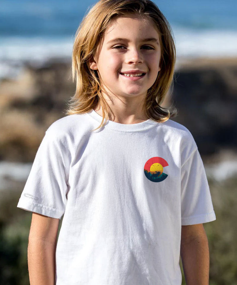 Colorado Moose - White Short Sleeve Crewneck T-Shirt