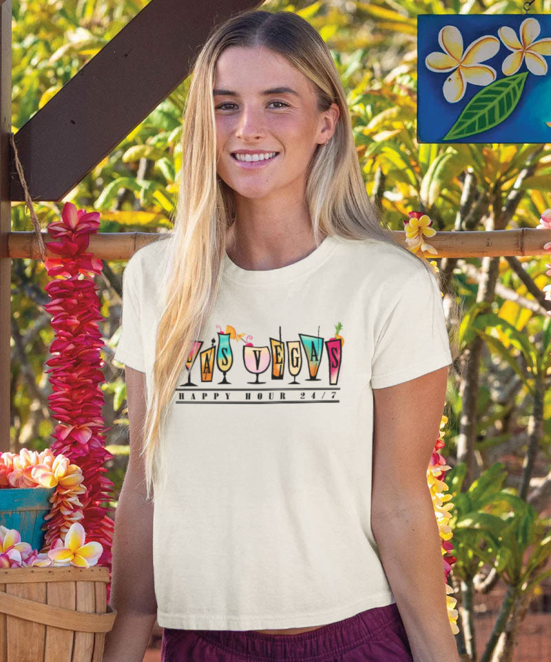 Happy Hour - Coconut Dyed Short Sleeve Crewneck T-Shirt