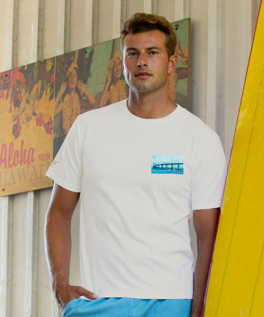 Painted Coronado - Coconut Dyed Short Sleeve Crewneck T-Shirt