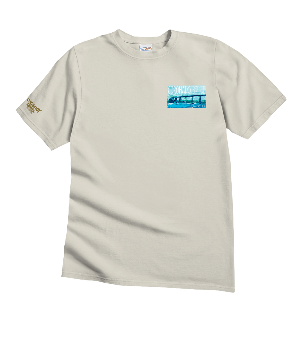 Painted Coronado - Coconut Dyed Short Sleeve Crewneck T-Shirt