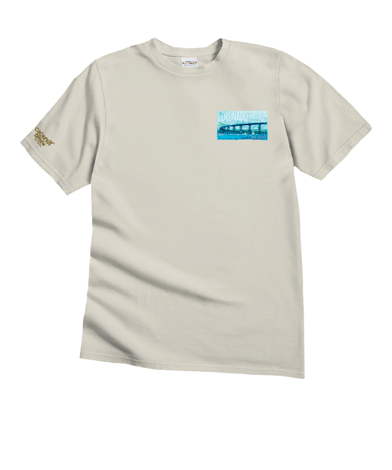 Painted Coronado - Coconut Dyed Short Sleeve Crewneck T-Shirt