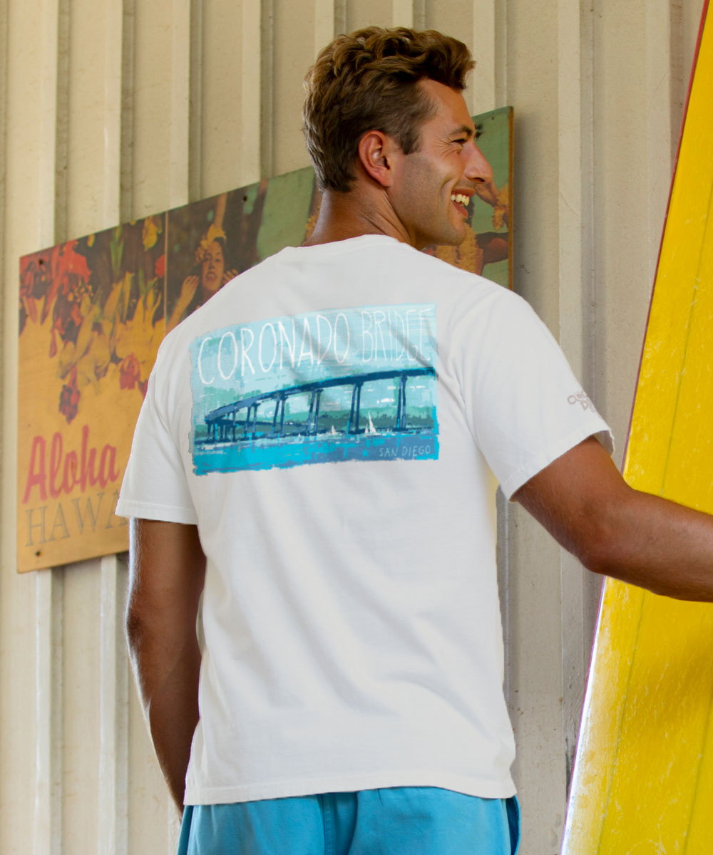 Painted Coronado - Coconut Dyed Short Sleeve Crewneck T-Shirt